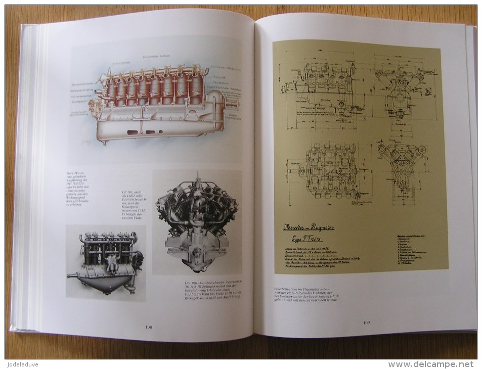 DAIMLER MOTOREN GESELLSCHAFT 1890 1990 MERCEDES BENZ Automobile Voiture Cars  DMG Aircraft Avion Aviation Industrie