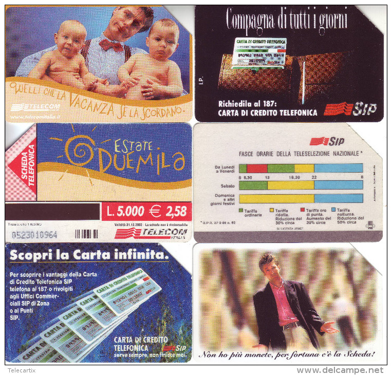 **Lot Télécartes Prépayées D'ITALIE  " Utilisées  Qualité TTB **** Années   89,01 - [4] Collections