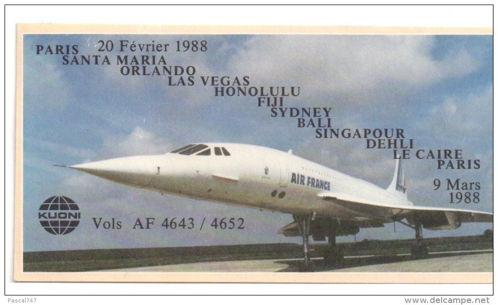 Autocollant Concorde    65x124 - Concorde