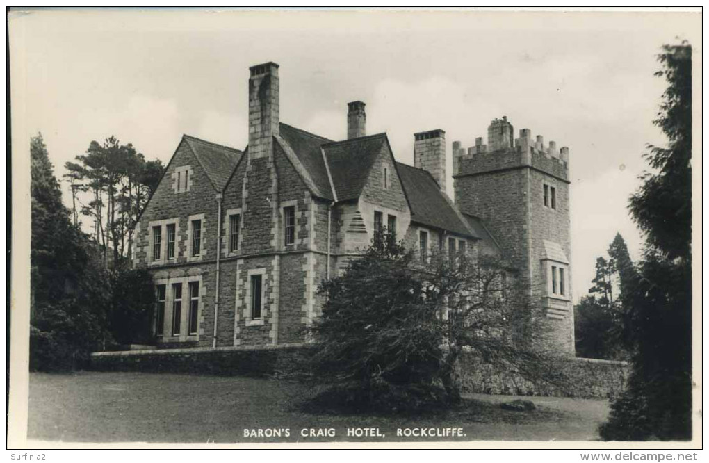 KIRKCUDBRIGHT - ROCKCLIFFE - BARON'S CRAIG HOTEL RP Kir7 - Kirkcudbrightshire