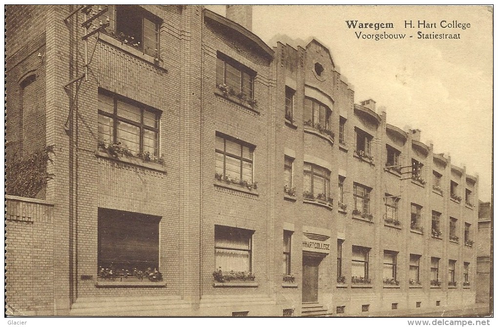 WAREGEM - H. Hart College - Voorgebouw - Statiestraat - Waregem