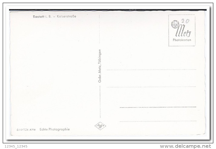 Rastatt, Kaiserstrasse - Rastatt