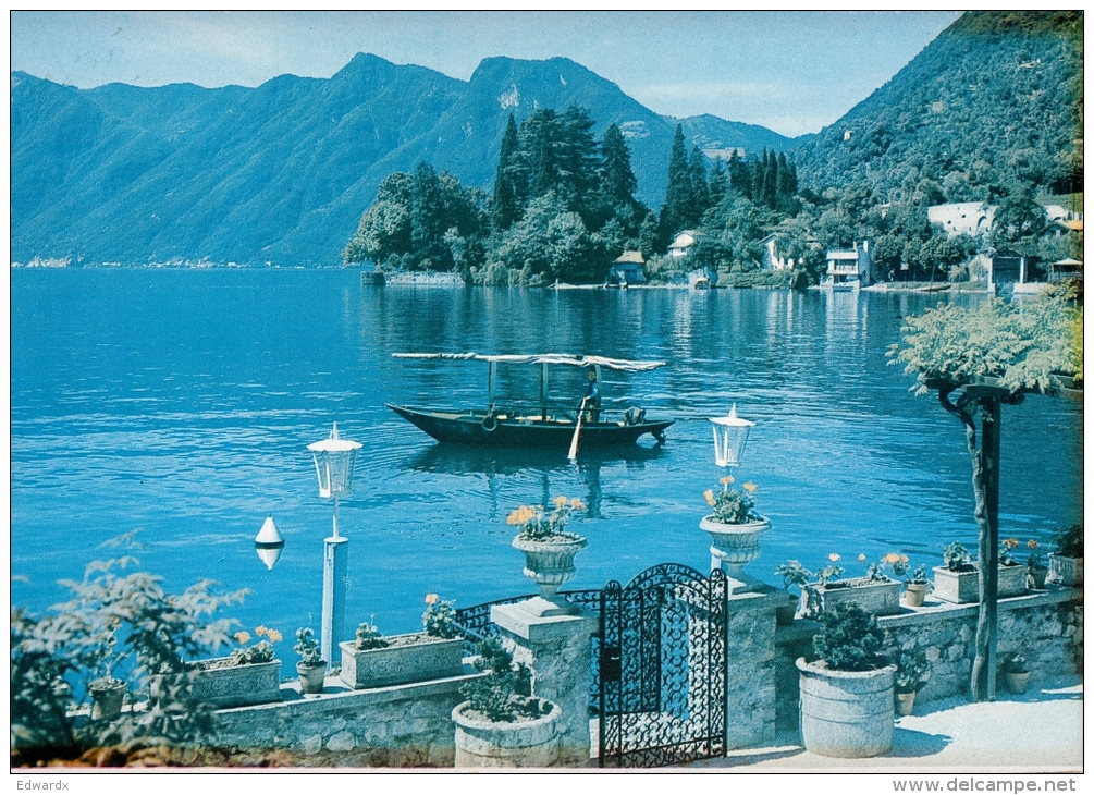 Lago Di Como, Italy Italia Postcard - Como