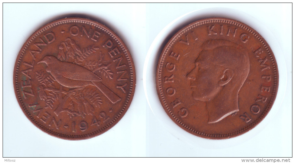 New Zealand 1 Penny 1942 - Neuseeland