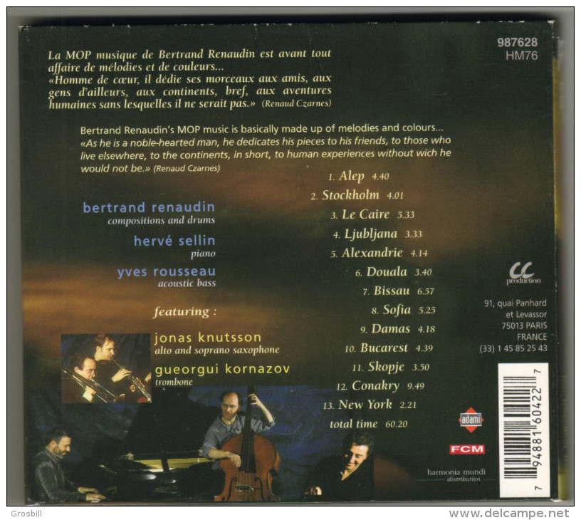 Bertrand RENAUDIN : L´Arbre Voyage / The Travelling Tree (digipak) - Jazz