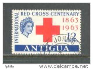 1963 ANTIGUA RED CROSS CENTENARY MICHEL: 129 USED - 1960-1981 Autonomía Interna