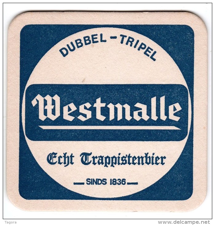 Belgique Westmalle Dim 9.4 X 9.4 - Sous-bocks