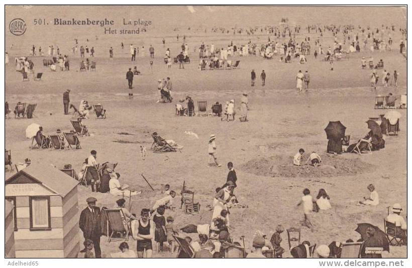 CPU50/ Phototypie Albert Blankenberge Strand Naar Zepperen - Blankenberge