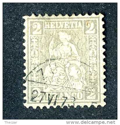 3121 Switzerland 1862  Michel #20  Used    ~Offers Always Welcome!~ - Oblitérés