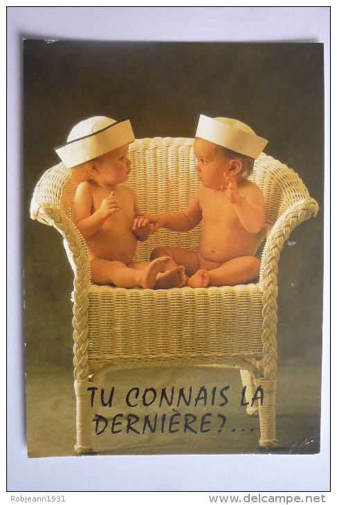 Cartes Humour Enfants ( Tu Connais La Derniere ) Carte Vierge ( 2 Scann ) - Humorvolle Karten