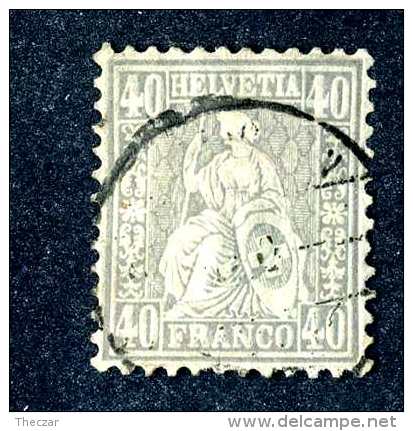 3138 Switzerland 1878  Michel #34  Used ~Offers Always Welcome!~ - Used Stamps