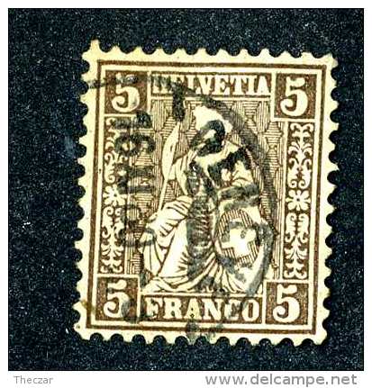 3144 Switzerland 1880  Michel #22f  Used  ~Offers Always Welcome!~ - Gebraucht