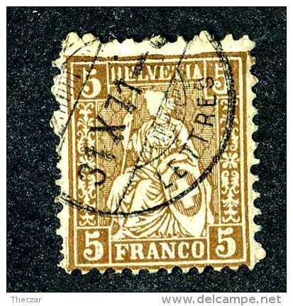 3148 Switzerland 1873  Michel #22c  Used  ~Offers Always Welcome!~ - Oblitérés