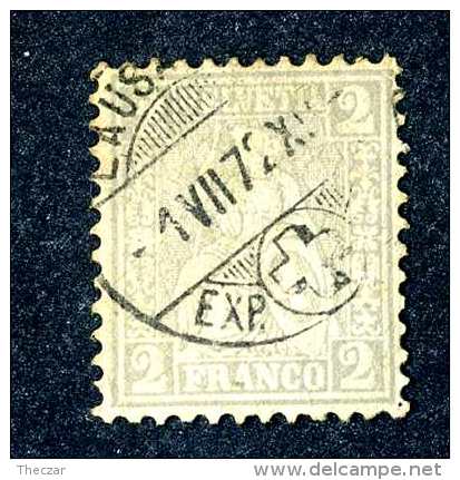 3156 Switzerland 1862  Michel #20  Used  ~Offers Always Welcome!~ - Oblitérés