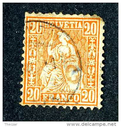 3175 Switzerland 1881  Michel #40  Used Fault~Offers Always Welcome!~ - Oblitérés