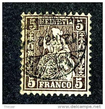 3178 Switzerland 1881  Michel #37a  Used ~Offers Always Welcome!~ - Oblitérés