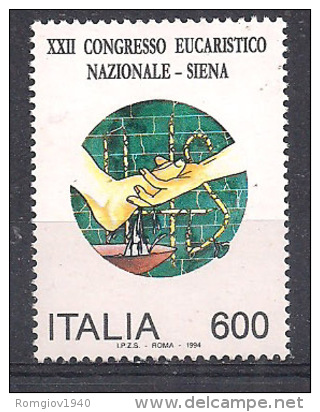 ITALIA 1994  2° CONGRESSO EUCARISTICO SASS. 2114 MNH XF - 1991-00:  Nuovi