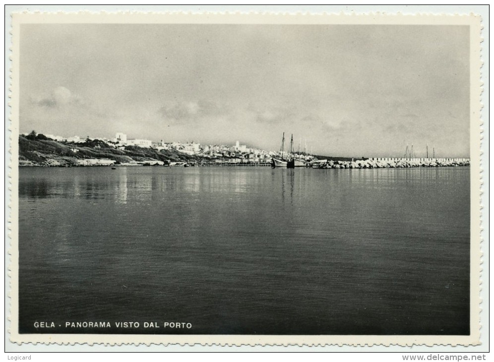 GELA PANORAMA VISTO DAL PORTO - Gela