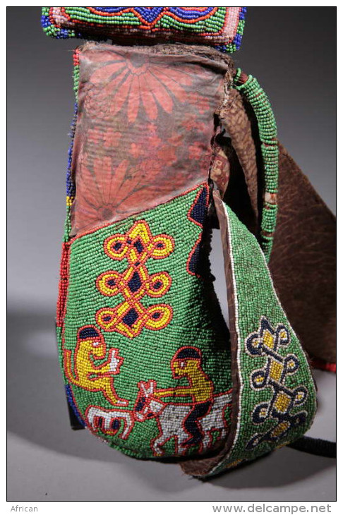 Art Africain Couteau De Cérémonbie Yoruba - Armes Blanches