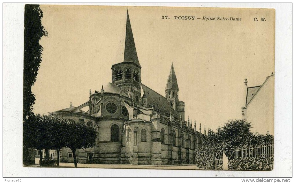 CP , 78 , POISSY , Eglise Notre-Dame - Poissy