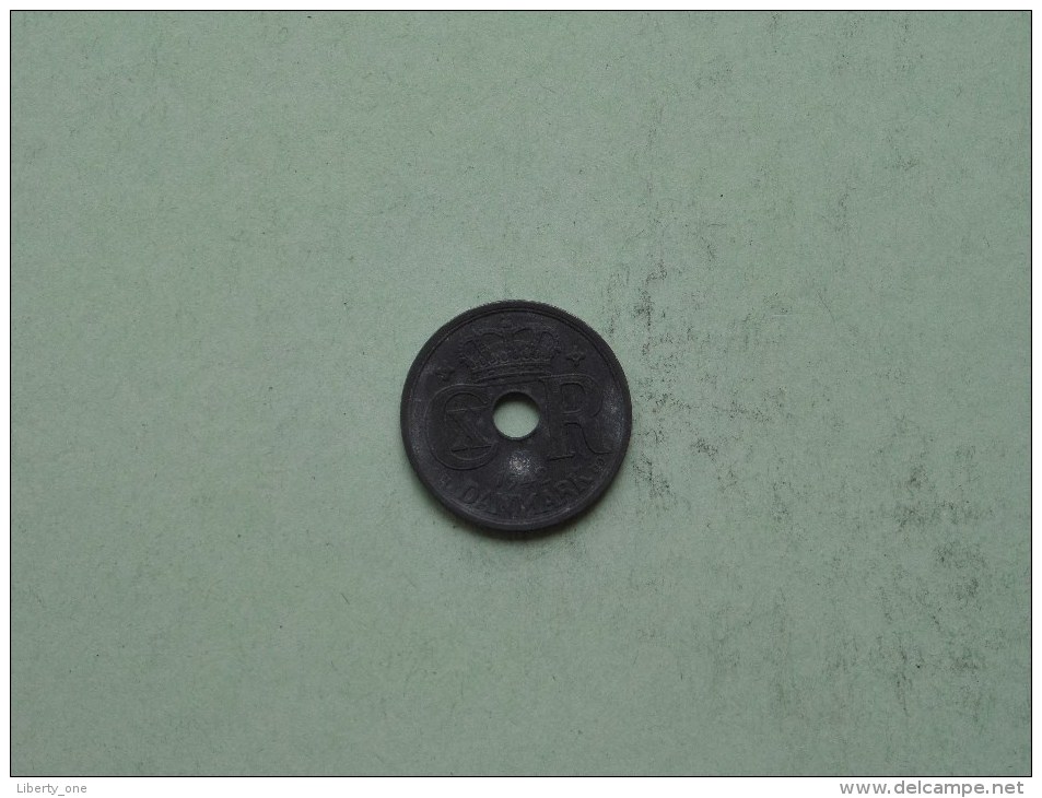 1942 - 25 Ore / KM 823.2a ( Uncleaned Coin / For Grade, Please See Photo / Scans ) !! - Danimarca