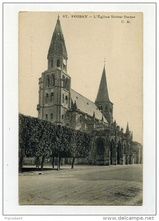 CP , 78 , POISSY , Eglise Notre-Dame - Poissy