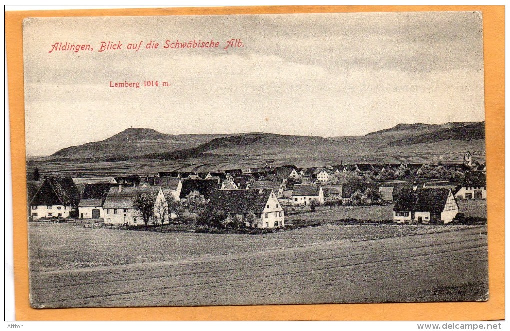 Aldingen 1905 Postcard - Tuttlingen