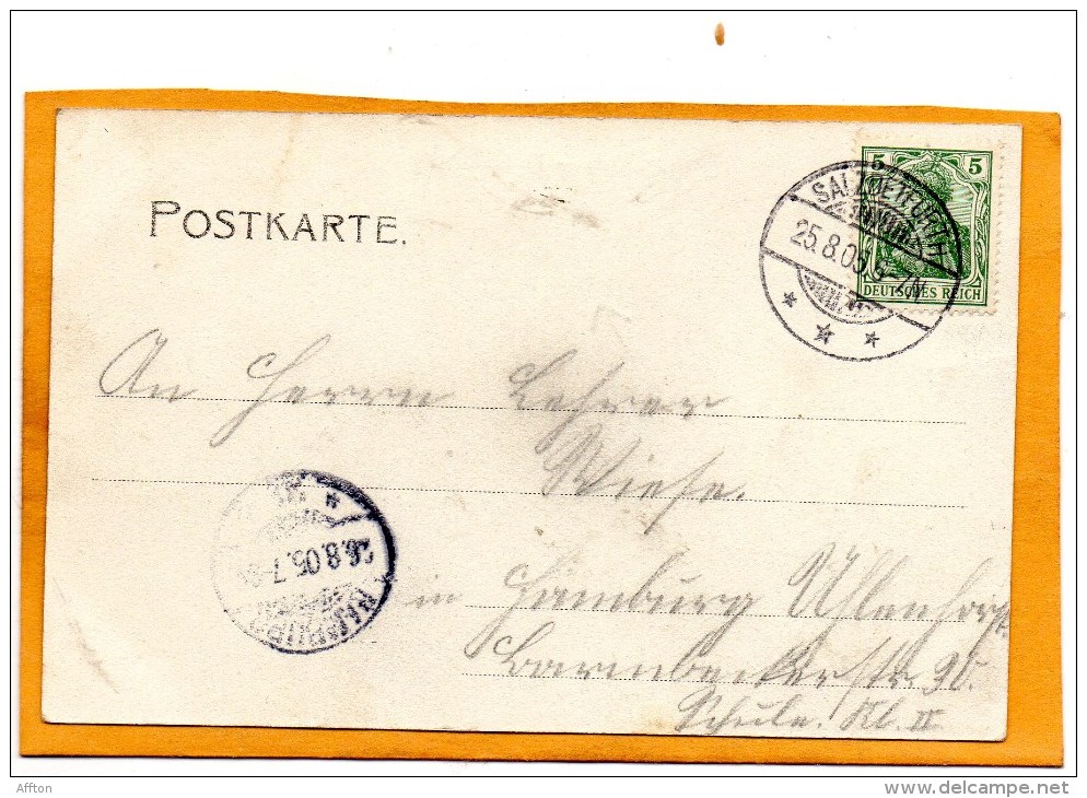 Gruss Aus Bad Salzdetfurth 1900 Postcard - Bad Salzdetfurth