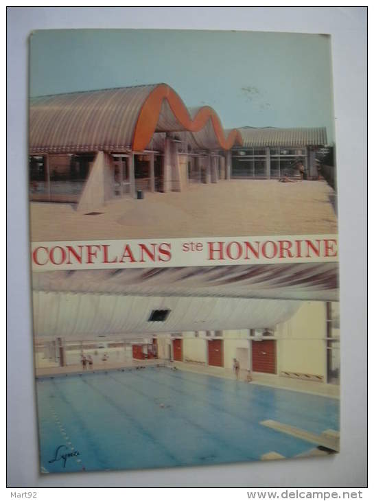 78 CONFLANS  STE HONORINE  PISCINE - Conflans Saint Honorine
