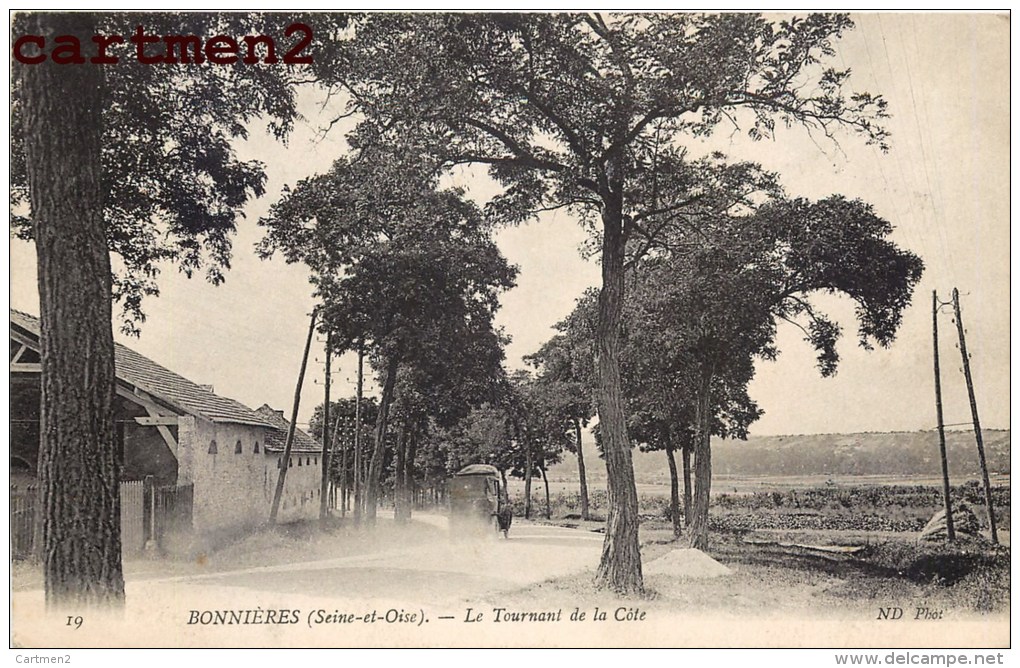 BONNIERES LE TOURNANT DE LA COTE 78 YVELINES - Bonnieres Sur Seine