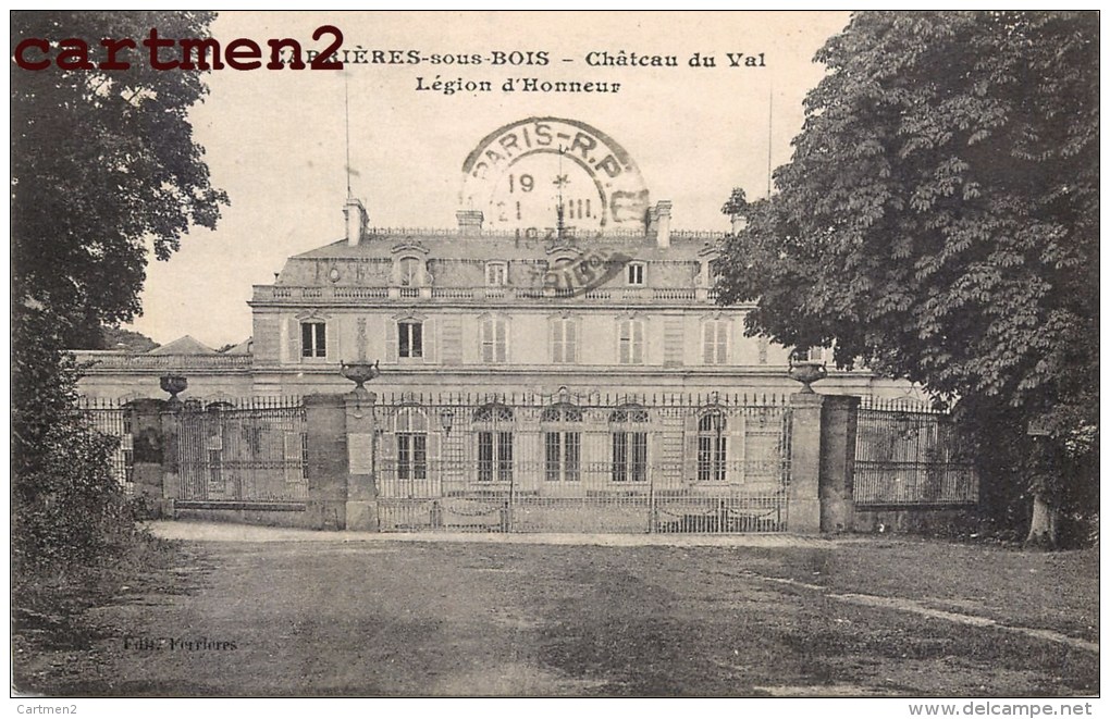 CARRIERES-SOUS-BOIS CHATEAU DU VAL LEGION D'HONNEUR 78 YVELINES - Carrieres Sous Poissy