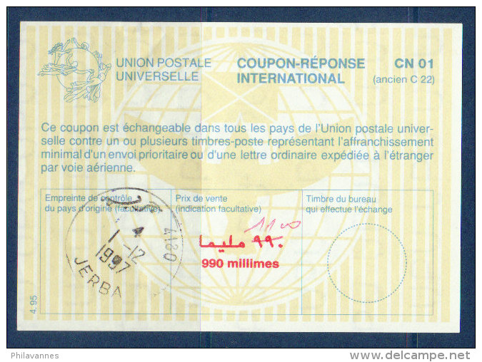 Coupon-réponse International, Type 29 ( 4.95) JERBA (CR 82) - Coupons-réponse