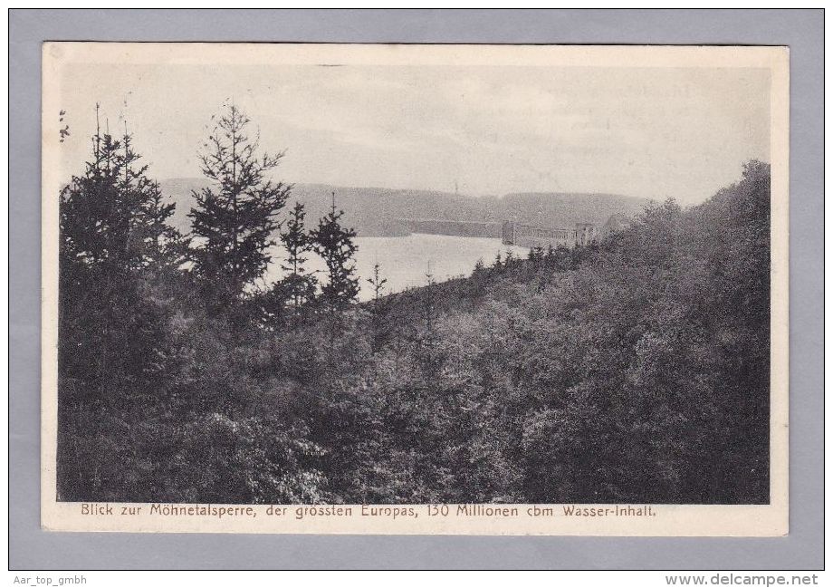 DE NW Blick Zur Möhnetalsperre Foto Hermann Lorch Von Körbecke Nach Herne - Möhnetalsperre