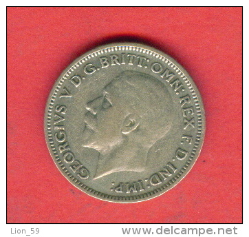 FS52 / - 6 PENCE - 1936 - Great Britain Grande-Bretagne Grossbritannien  - SILVER Coins Munzen Monnaies Monete - H. 6 Pence
