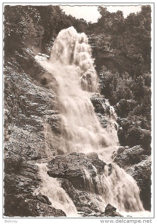 Dépt 20 - BOCOGNANO - (CPSM 10,5 X 15cm) - Cascade Du Voile De La Mariée - (Corse) - Autres & Non Classés