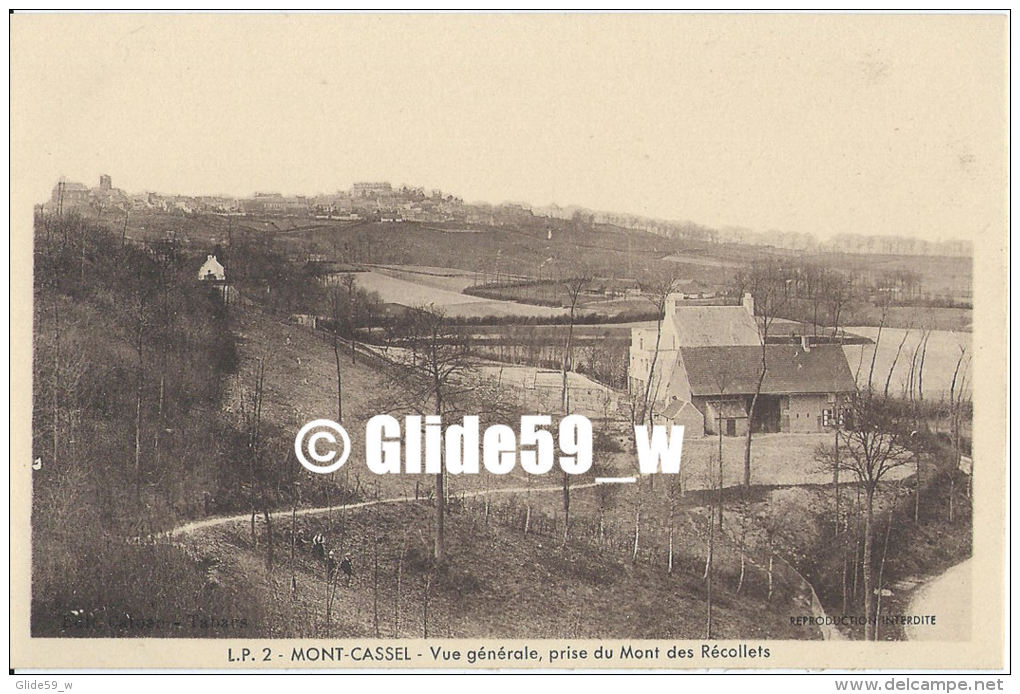 MONT-CASSEL - Vue Générale, Prise Du Mont Des Récollets (animée) - N° 2 - Cassel