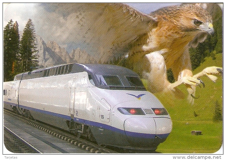 CALENDARIO DEL ESPAÑA DE UN TREN DEL AÑO 2011 (CALENDRIER-CALENDAR) TRAIN-ZUG-AGUILA-EAGLE - Formato Piccolo : 2001-...