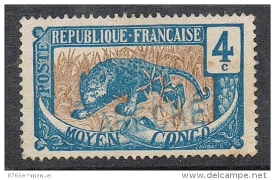 CONGO N°50 Oblitération Linéaire "ABECHE" - Gebraucht