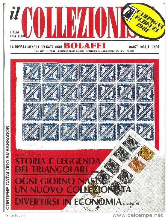 Rivista Il Collezionista, Bolaffi Editore N. 2 Anno 1981 - Italiane (dal 1941)