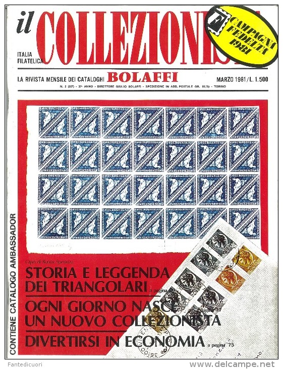 Rivista Il Collezionista, Bolaffi Editore N. 2 Anno 1981 - Italian (from 1941)