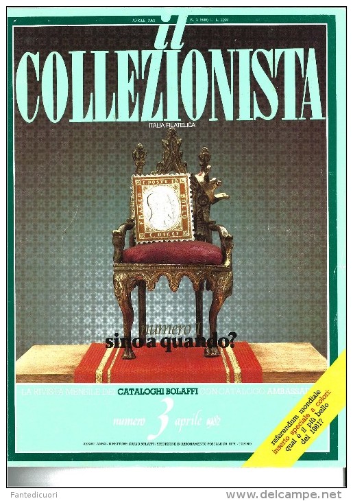 Rivista Il Collezionista, Bolaffi Editore N.  3 Anno 1982 - Italiane (dal 1941)