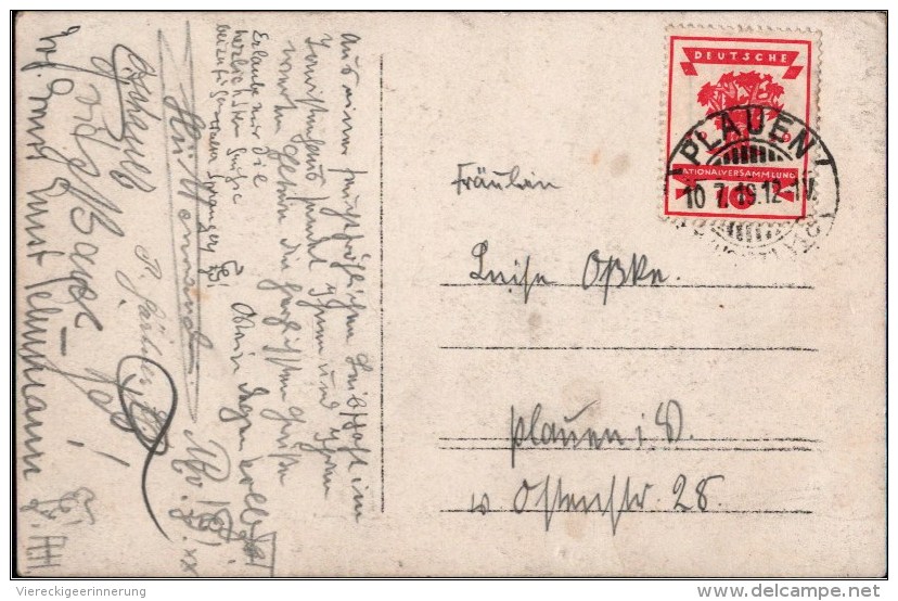 ! 1919 Alte Ansichtskarte Plauen , Studentenkarte, Sachsen, Burschenschaft, Studentika, Verbindung Greiz Couleurkarte - Escuelas