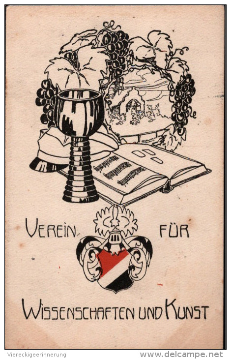 ! 1920 Alte Ansichtskarte Plauen , Studentenkarte, Sachsen, Burschenschaft, Studentika, Studentenverbindung, Verein - Escuelas