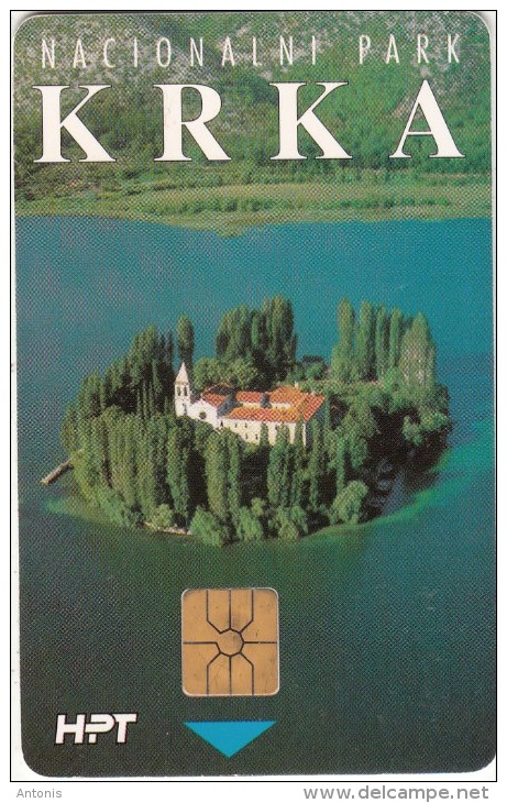 CROATIA - KRKA National Park, 03/95, Used - Landschappen