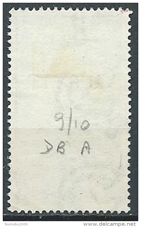 1949-52 TRIESTE A USATO POSTA AEREA CAMPIDOGLIO 100 LIRE FILIGRANA LETTERA - FL05 - Poste Aérienne