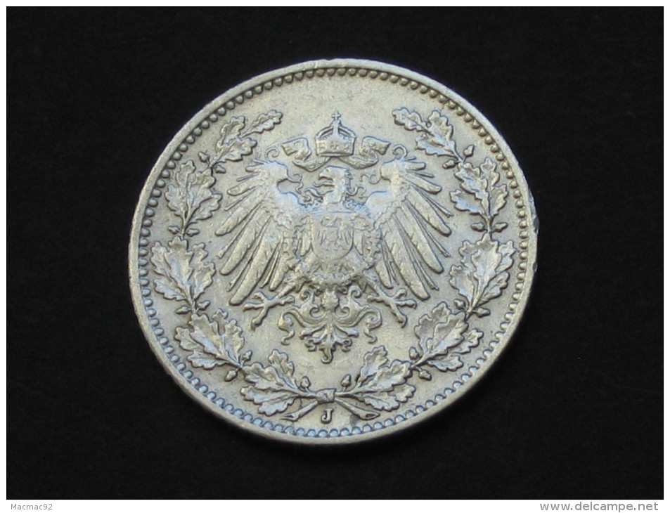 1/2 Mark 1905 J - Germany  - ALLEMAGNE - Deutsches Reich **** EN ACHAT IMMEDIAT ***** - 1/2 Mark