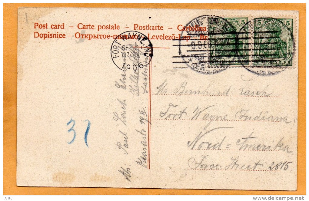 Augustusburg 1905 Postcard - Augustusburg