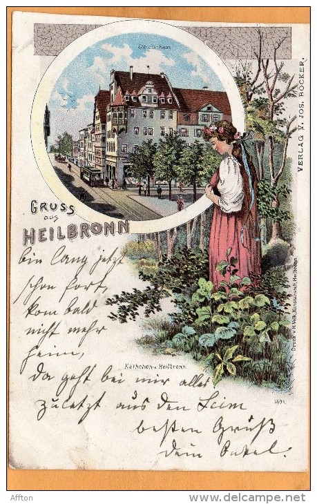 Gruss Aus Heilbronn 1899 Postcard - Heilbronn