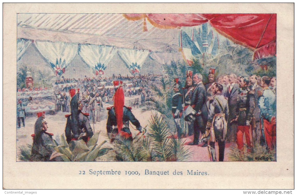 BANQUET Des MAIRES 22 Septembre 1900 / Référence 4533 - Receptions