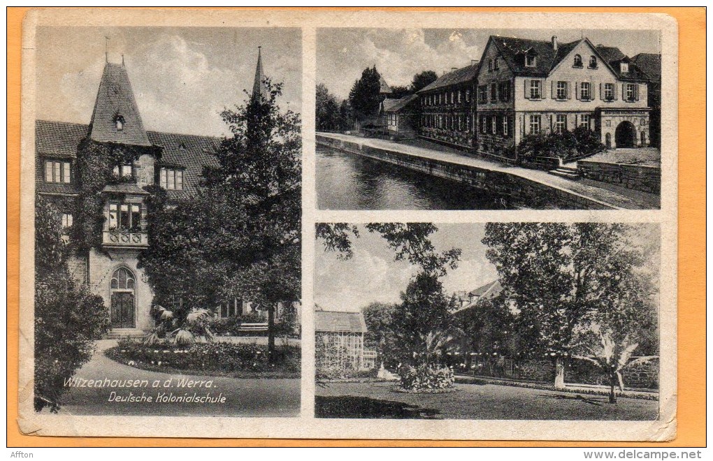 Witzenhausen A.d. Werra Old Postcard - Witzenhausen